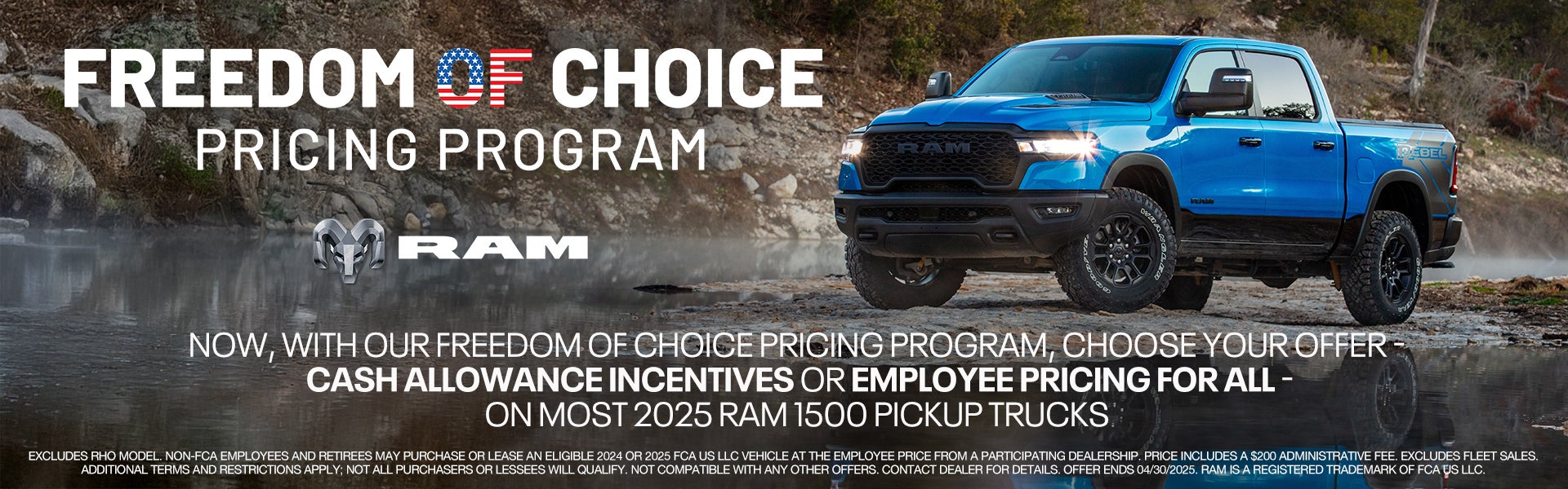 Freedom Of Choice 2025 Ram 1500